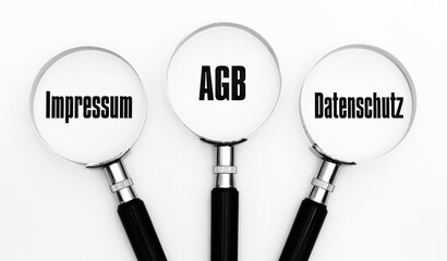 AGB Datenschutz Impressum