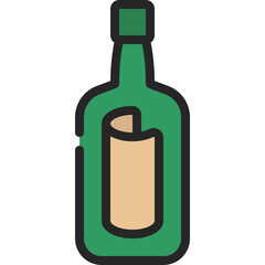 Message In Bottle Icon