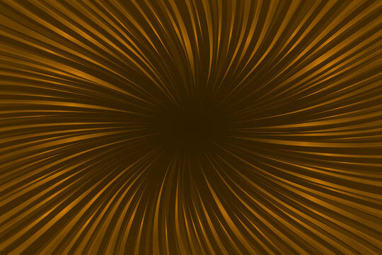 Gold color dynamic motion on black background. Modern abstract gold background.Futuristic gold pattern for banner or poster design background concept.
