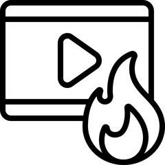 Trending Video Icon