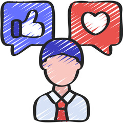 Social Media Manager Icon