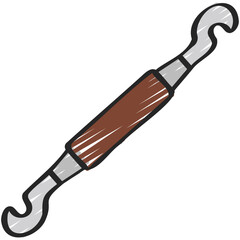 Archeologist Scraper Tool Icon