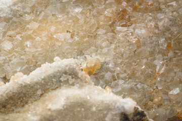 Obraz na płótnie Canvas Quartz crystals in nature