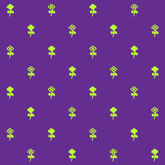 Hand Drawn Flower Seamless Pattern