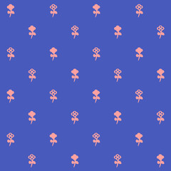 Hand Drawn Flower Seamless Pattern