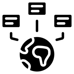 Earth Data Breakdown Icon