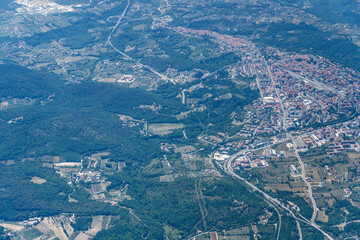 Isernia aerial, Italy