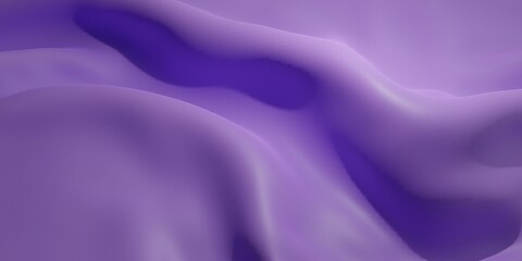 Abstract purple cloth.Clear background.3d rendering