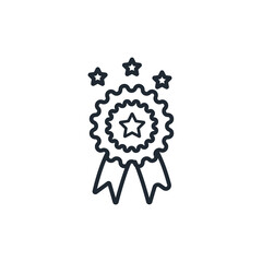 Fototapeta na wymiar achievement award icons symbol vector elements for infographic web