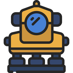 Fototapeta premium Surveying Camera Icon