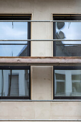 window in the building