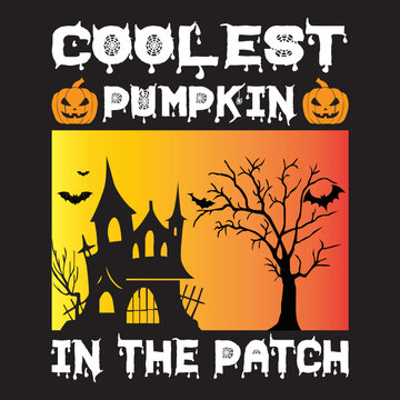 Coolest pumpkin in the patch t-shirt design