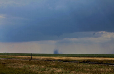 Tornado Touches the Ground near Stratton