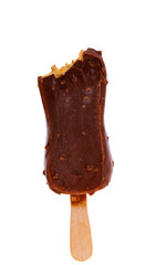 Ice cream on a stick isolated
