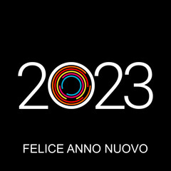 felice anno nuovo - buon anno 2023	