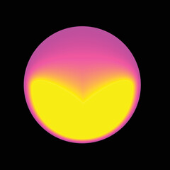 Vector Illustration . Colorful line .Liquid gradient . Spiral Logo . Design element . Abstract Geometric shape .