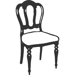 Chair vintage Illustration Vector
