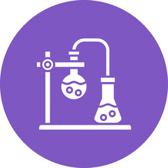 Apparatus Multicolor Circle Glyph Inverted Icon