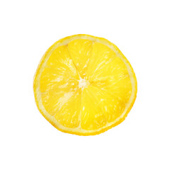 yellow lemon slice