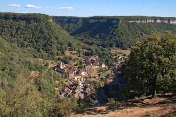 Fototapeta na wymiar Baume-les-Messieurs, Jura Mountains, France