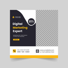 Digital marketing expert social media post ads banner design for advertising