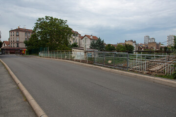 Pont, train, ville, Choisy le Roi, Val de Marne, 94, France