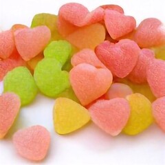 heart shaped candies