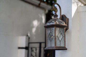 Close up light bulb, lamp isolated photo