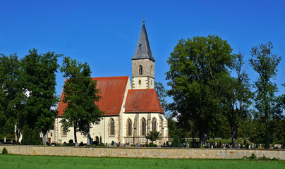 Fototapeta na wymiar Sülchenkirche Rottenburg am Neckar, Baden Württemberg, Deutschland