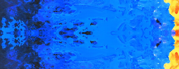 blue and yellow paint abstract background