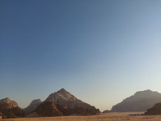 mountains in the desert