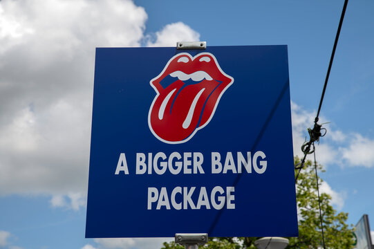Billboard A Bigger Bang Package At The Last Of Three Concerts Of The Rolling Stones At Amsterdam The Netherlands 13-6-2022