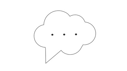 simple element of a pop-up message, email, or text message	