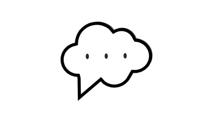 simple element of a pop-up message, email, or text message	