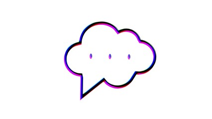 simple element of a pop-up message, email, or text message	