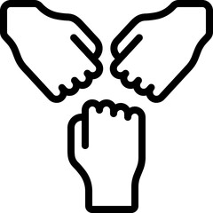 Obraz premium Teamwork Icon