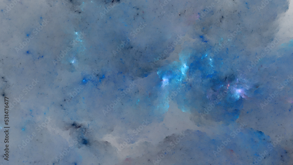 Wall mural gas assimilation yuno nebula - good for sci-fi related productions and gaming - transparency depth b