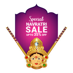 Navratri indian festival celebration background