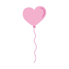 Obraz na płótnie Canvas doodle love balloon heart romantic 