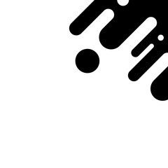 abstract geometric corner border