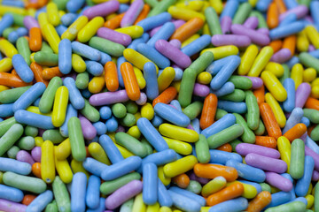 Food textures in the markets of the city of Jerusalem Israel
