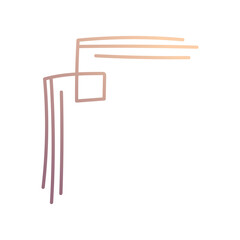 swirl victorian ornate corner border