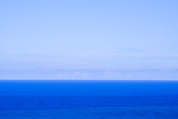 blue sky and sea