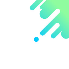 abstract geometric corner border