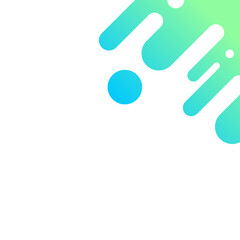 abstract geometric corner border