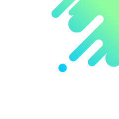 abstract geometric corner border