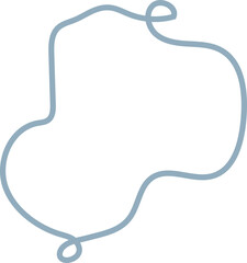 Doodle Line Freefrom Frame Decorate