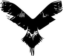 Obraz premium eagle tattoo vector