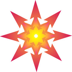 Hello season celebration star shiny burst sticker label glossy decoration abstract background illustration