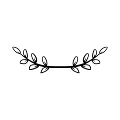 botanical foliage wedding decoration